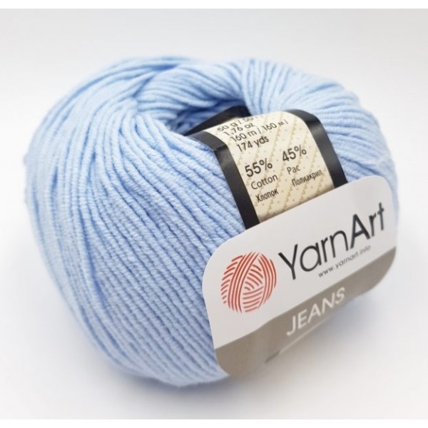 Příze Yarn Art Jeans pastelová modrá