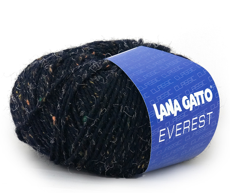 Příze Lana Gatto Everest modročerná