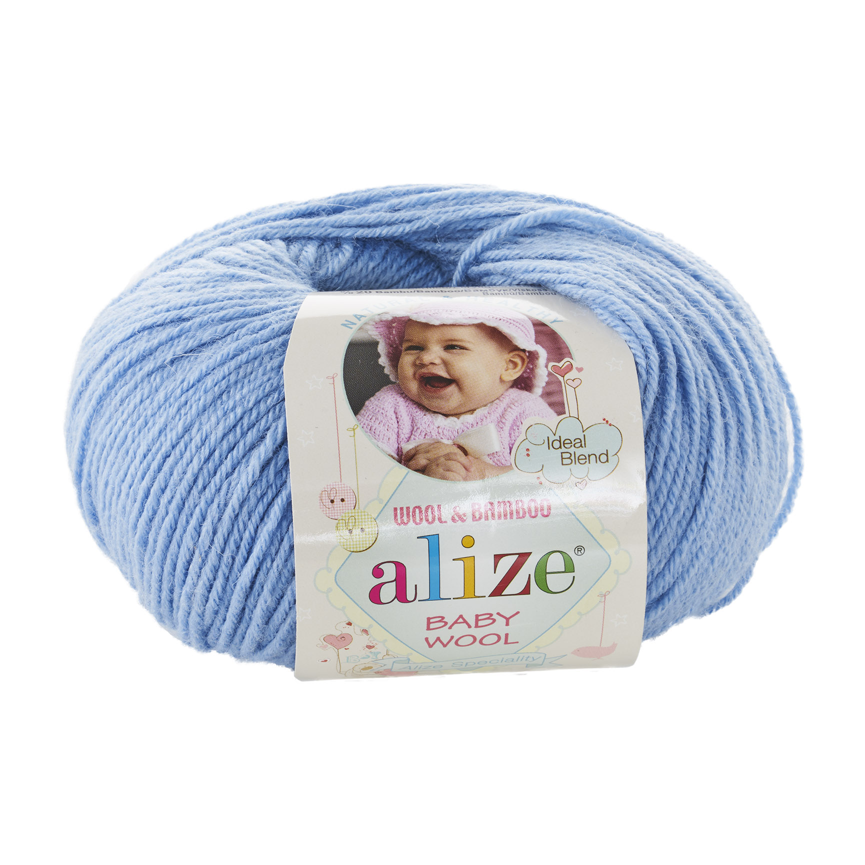 Příze Alize Baby wool světlá modrá
