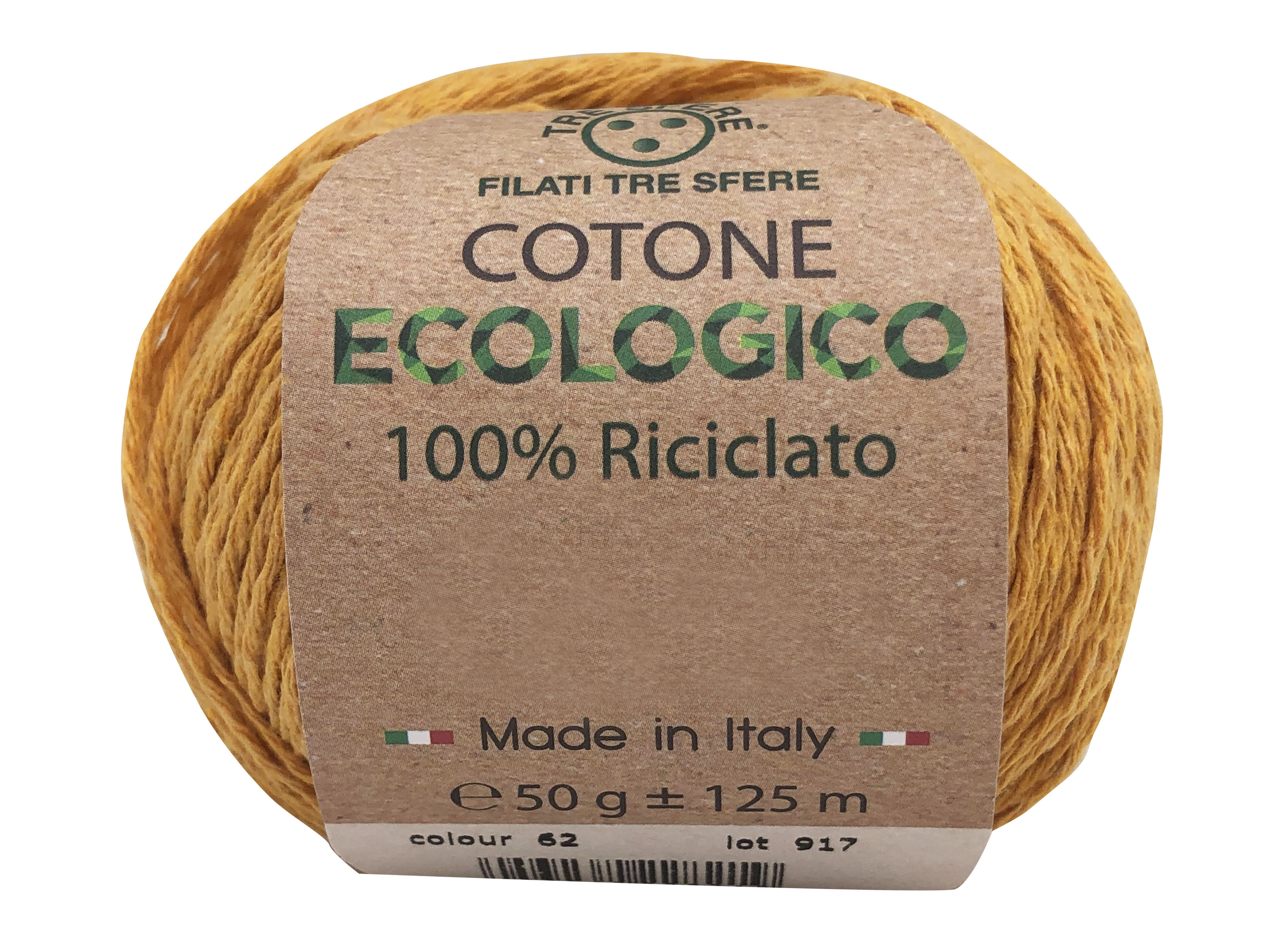Příze Cotone ecologico šafránová
