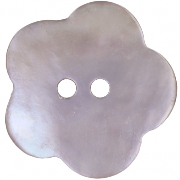 Knoflíky perleťové - kytičky fialkové 20 mm
