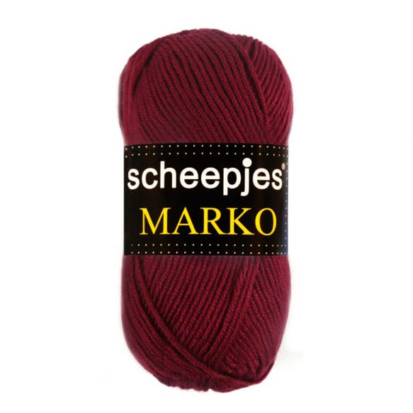 Příze Scheepjes Marko tmavá červená