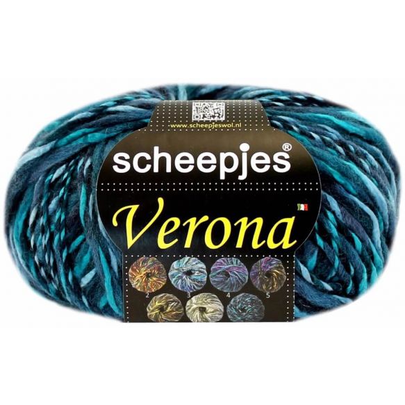 Příze Scheepjes Verona modrá