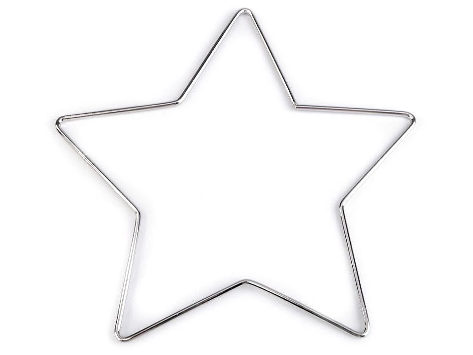 Kovová hvězda na tvoření 20 cm