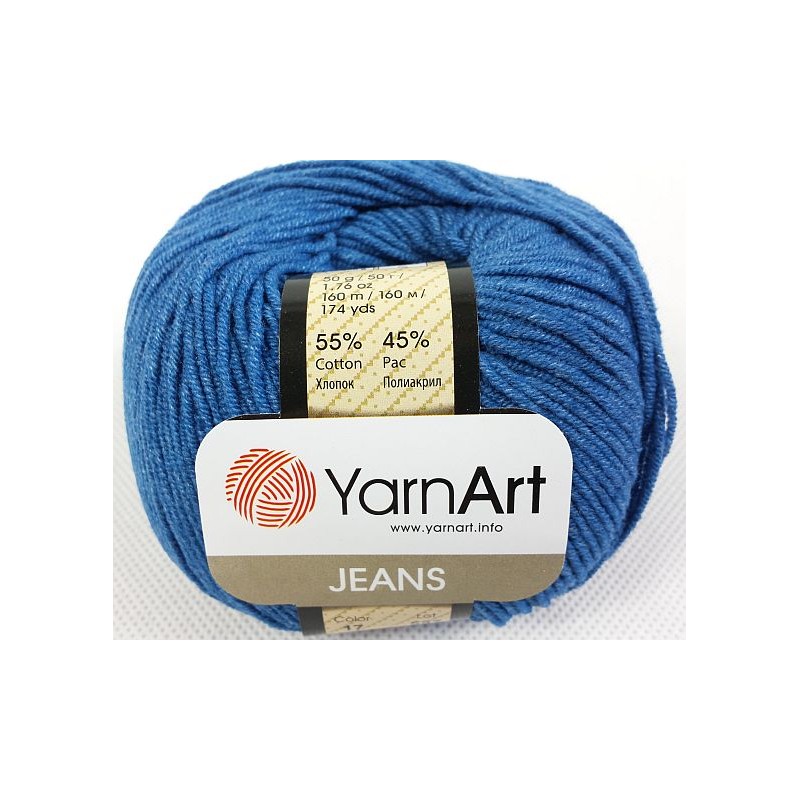 Příze Yarn Art Gina středně modrá