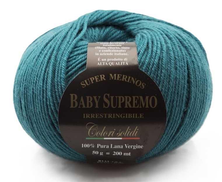Merino vlna Rial Filati Baby Supremo petrol