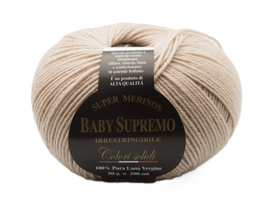 Merino vlna Rial Filati Baby Supremo béžová