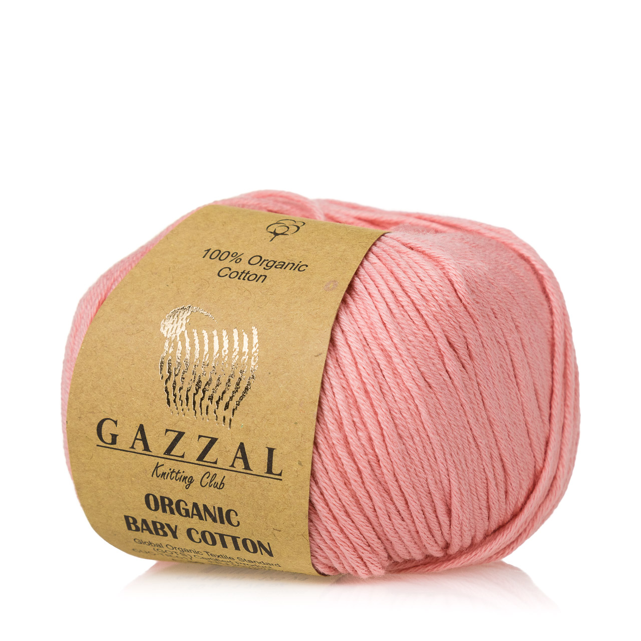 Příze Gazzal Organic baby cotton růžová