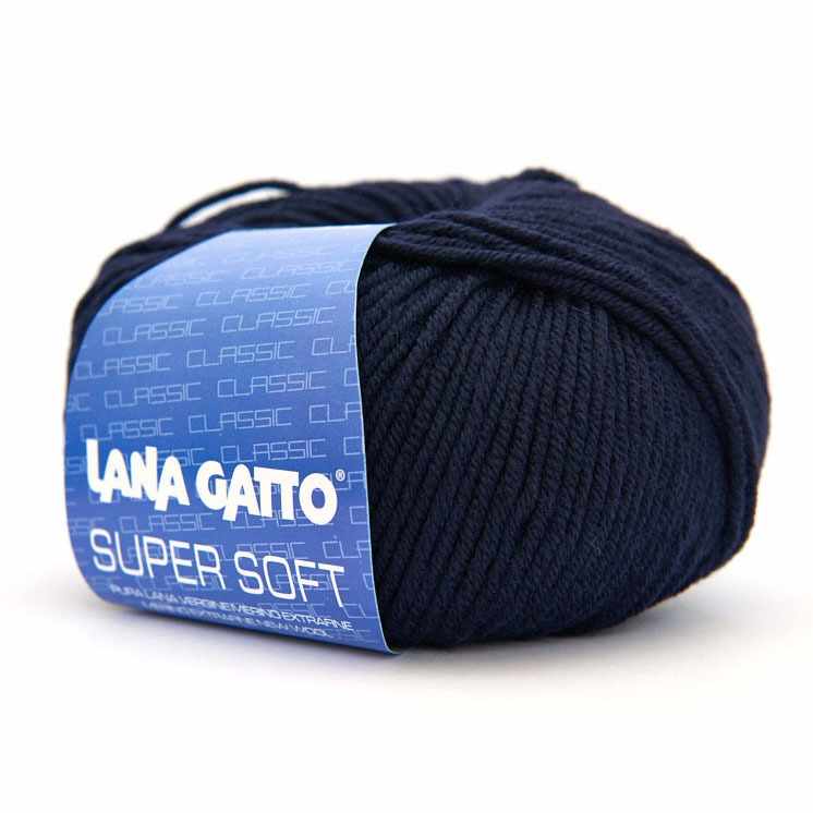 Příze Lana Gatto Supersoft tmavě modrá