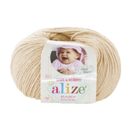 Příze Alize Baby wool světlá béžová