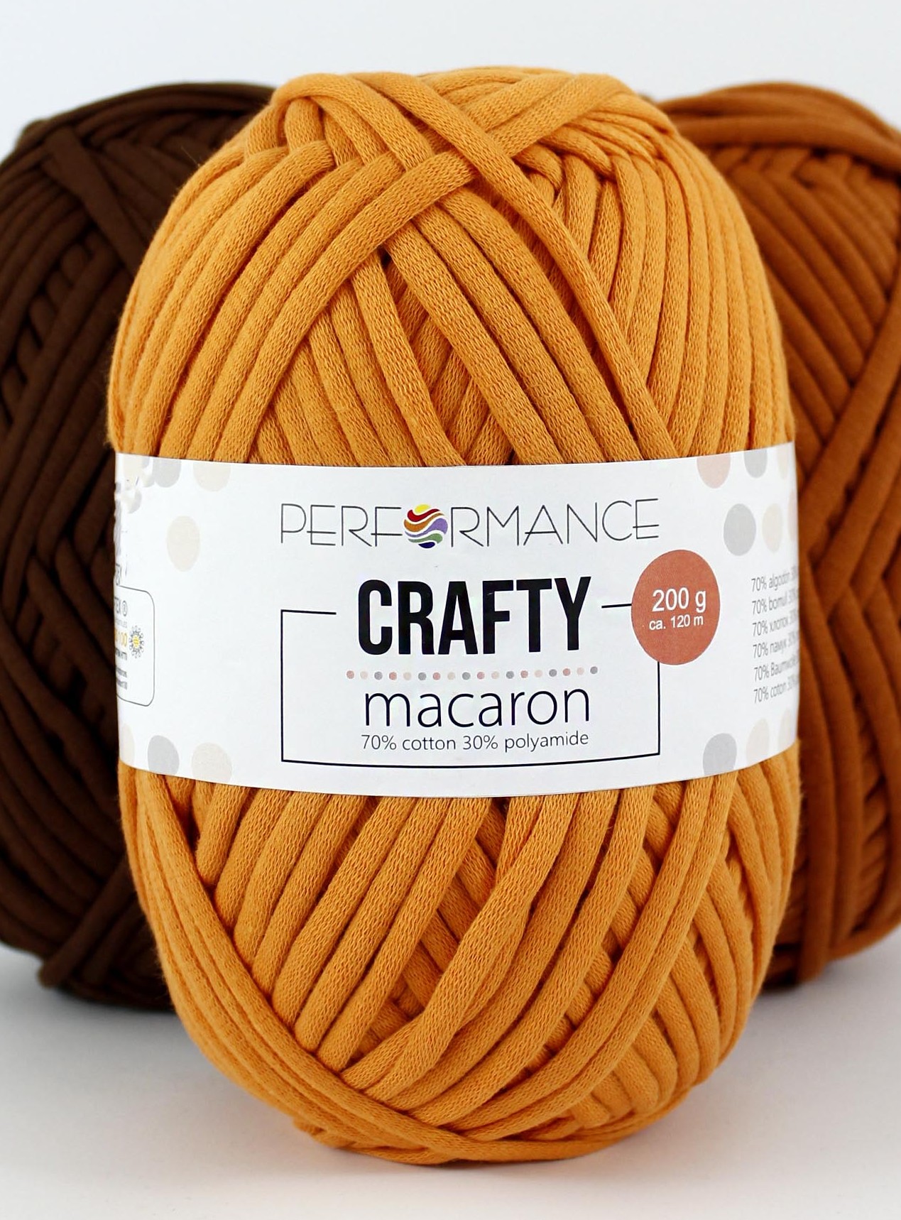 Příze Performance Crafty Macaron oranžová