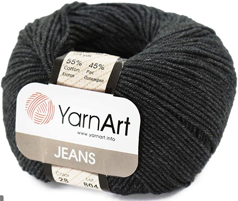 Příze Yarn Art Jeans antracit