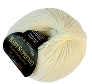 Merino vlna Rial Filati Baby Supremo krémová