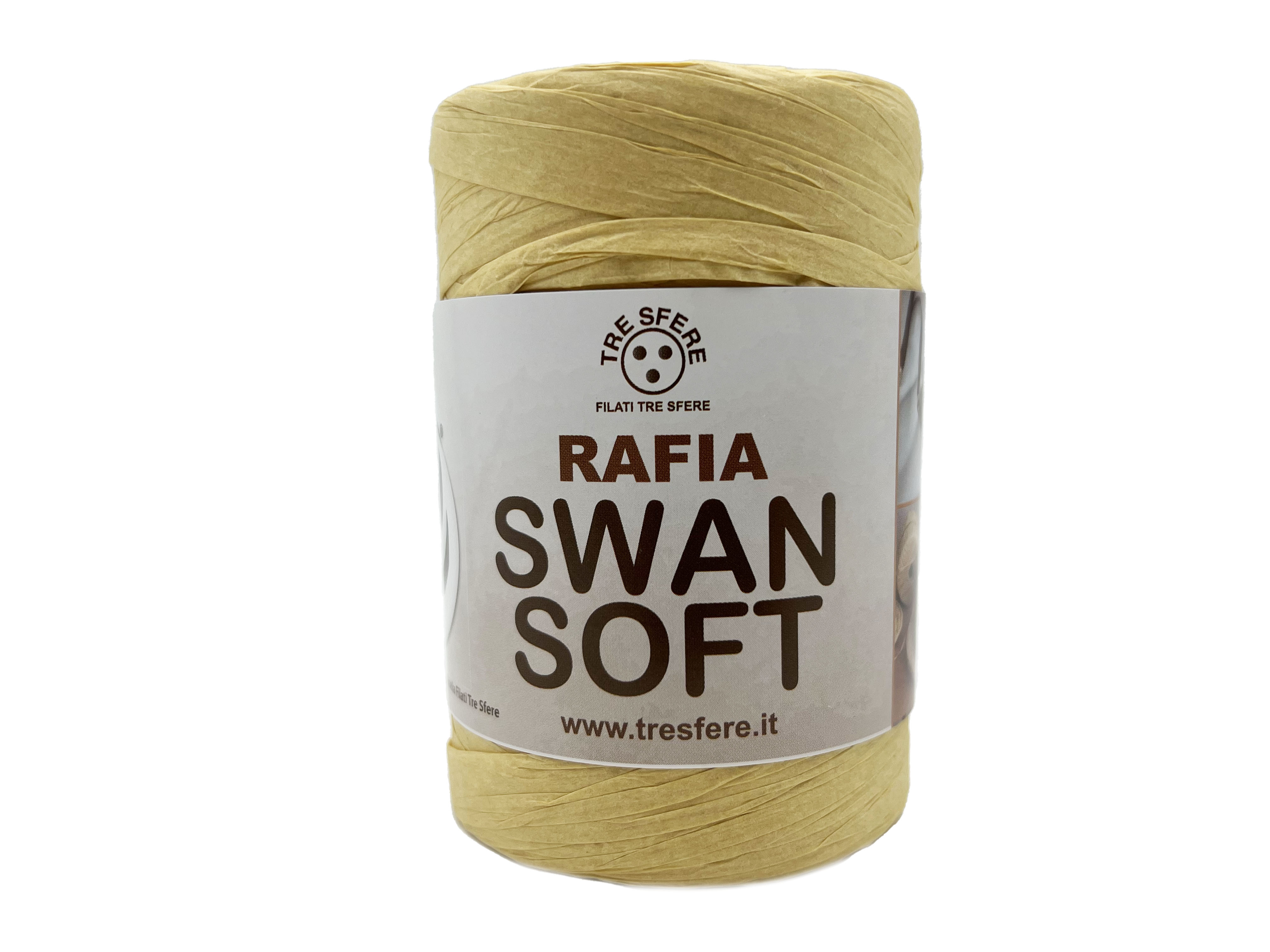Lýko Rafia Swan Soft přírodní