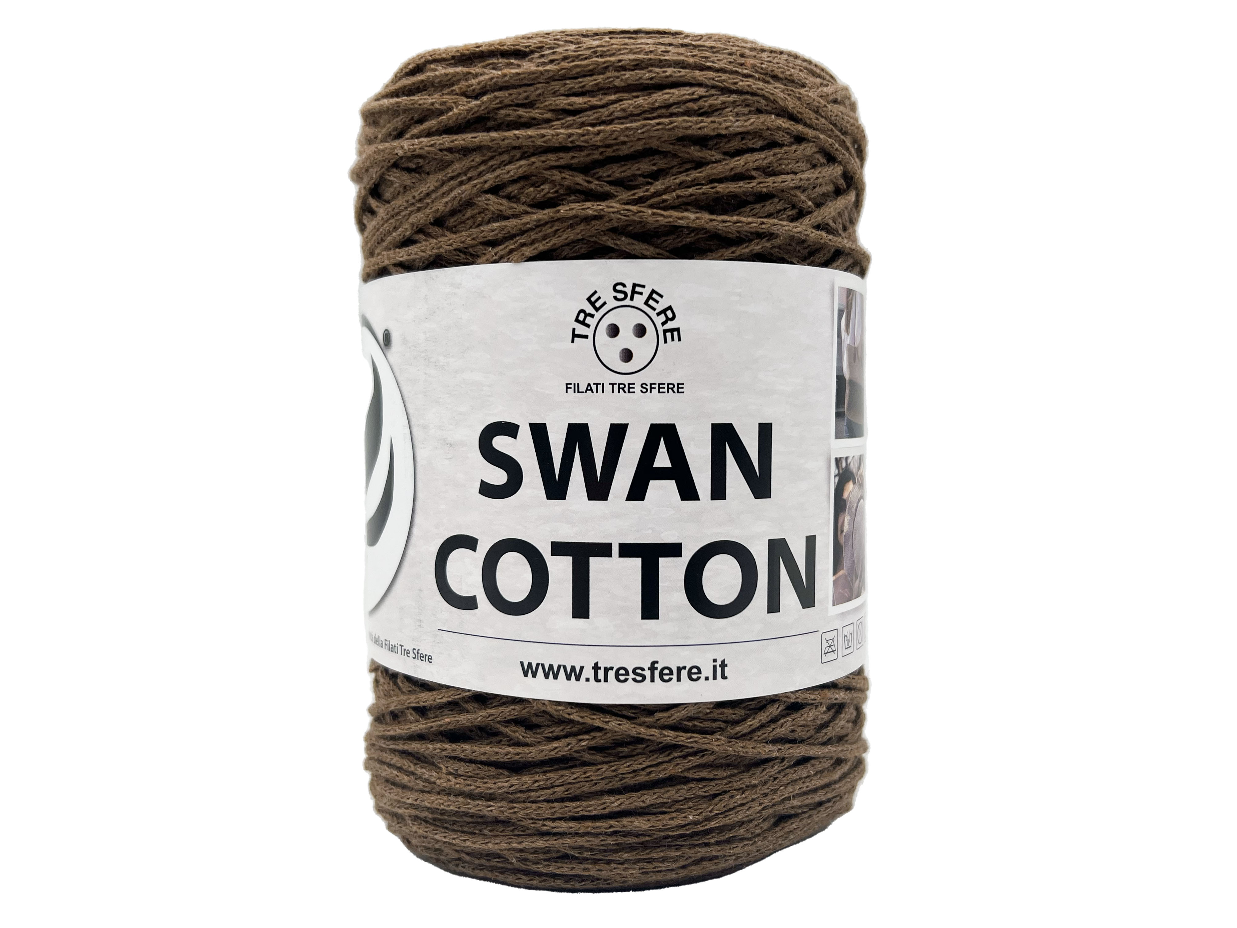 Příze šňůrková Swan Cotton oříšková