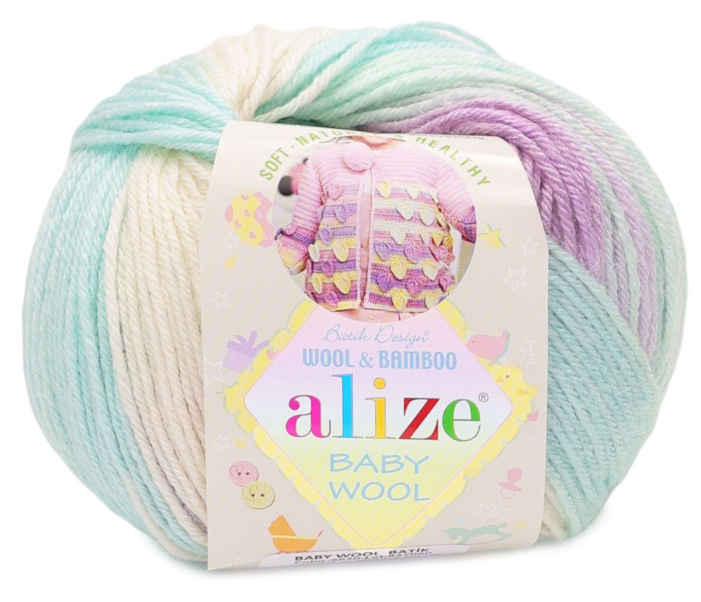 Příze Alize Baby wool pastelová 