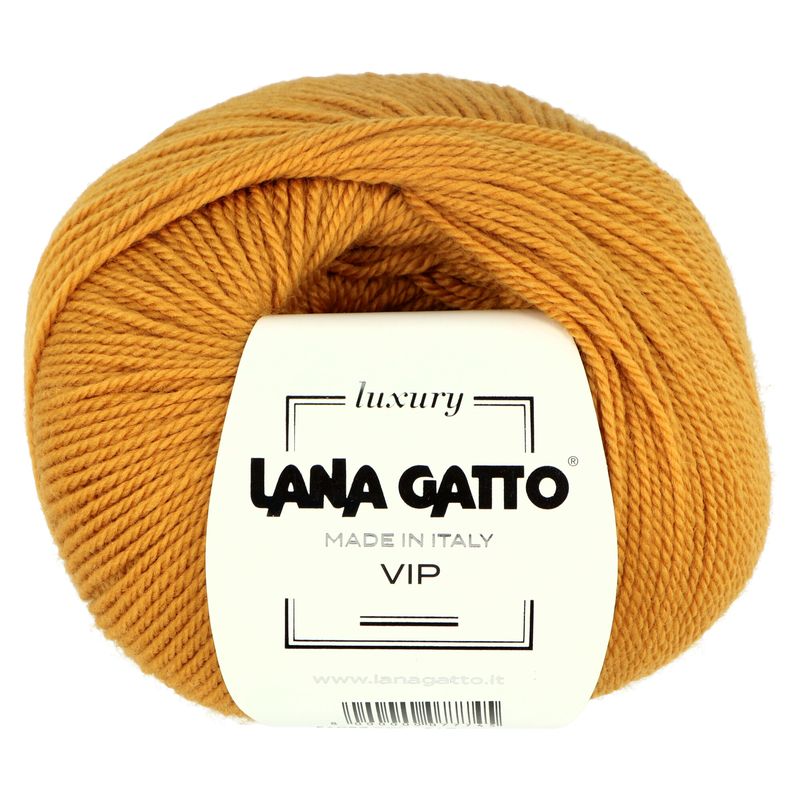 Příze  Lana Gatto Vip žlutá medová