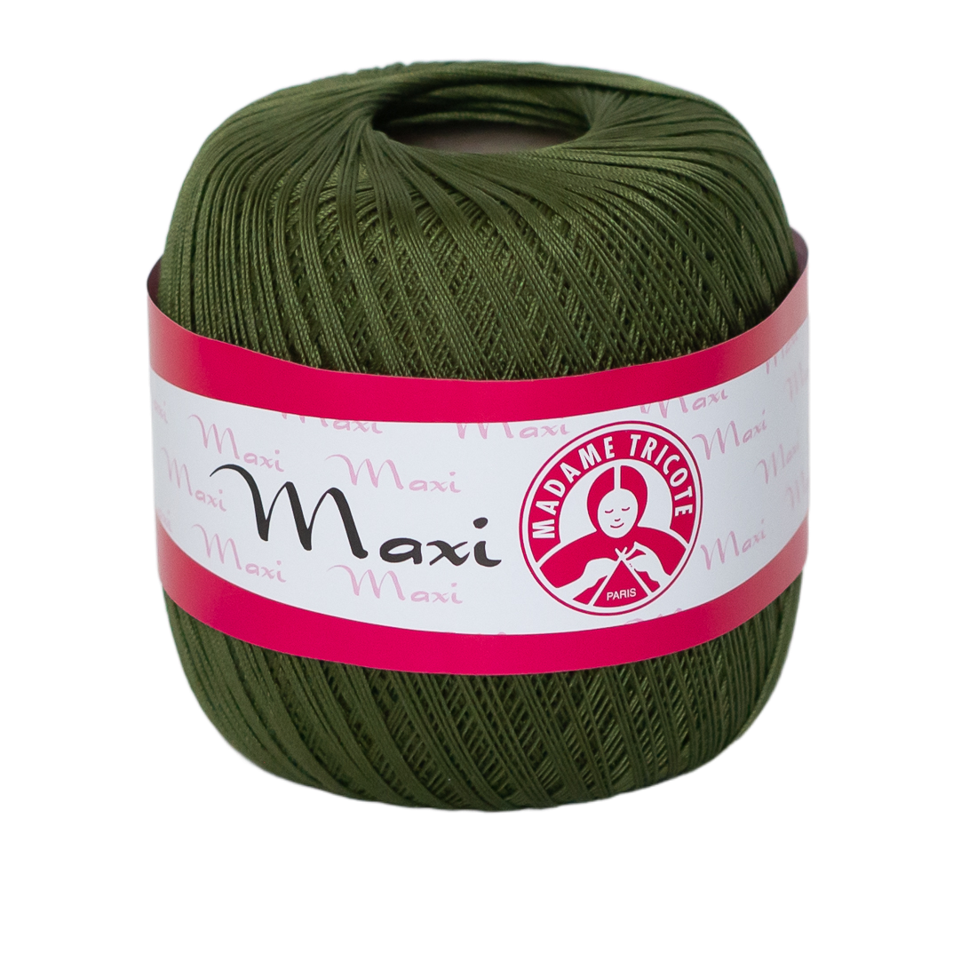 Háčkovací příze MT maxi khaki
