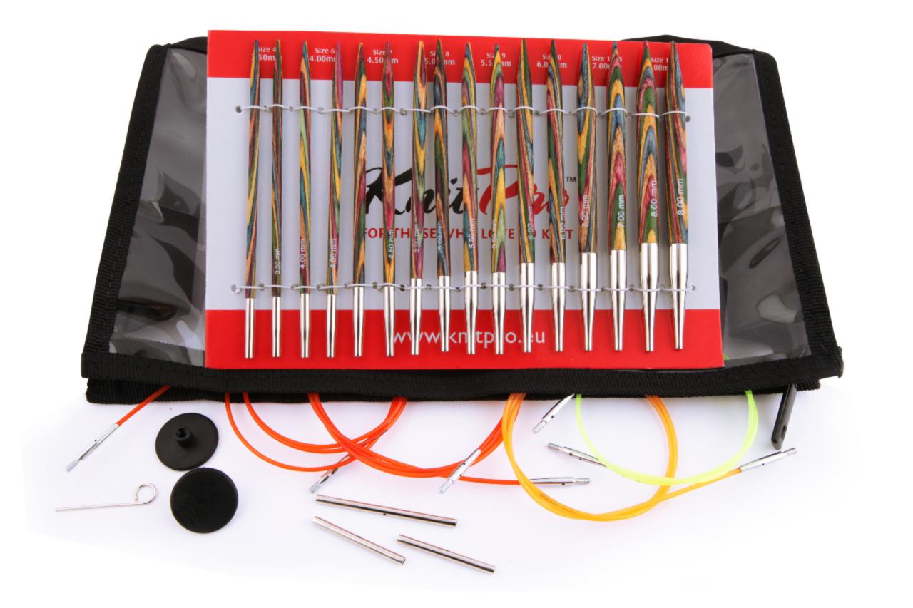 Sada výměnné kruhové jehlice KnitPro Symfonie deluxe set