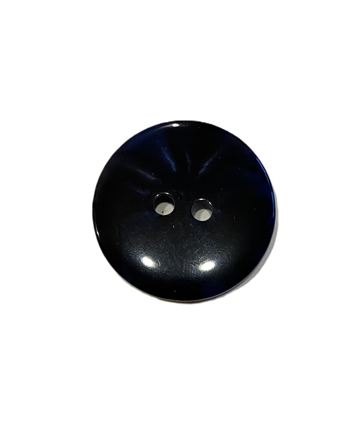 Knoflíky plastové modročerné 21 mm