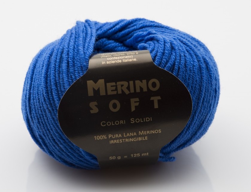 Příze Merino Soft modrá